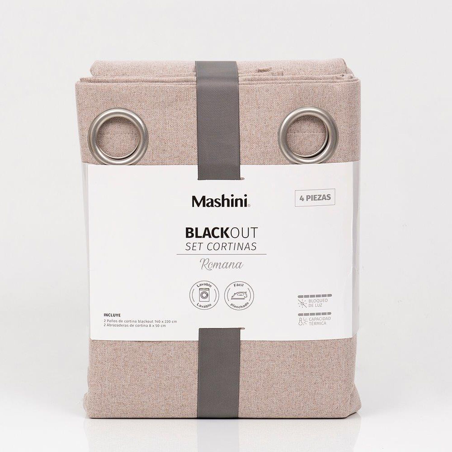 Set Cort. Blackout Arg 140x220 Cms Crudo image number 2.0