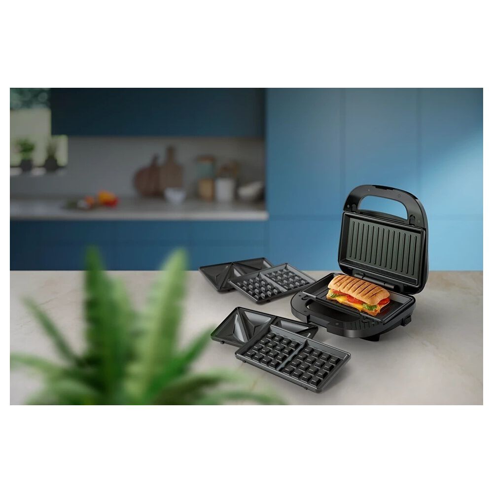 Sandwichera Philips 3 En 1 Paninis Waffles Y S&aacute;ndwiches image number 7.0