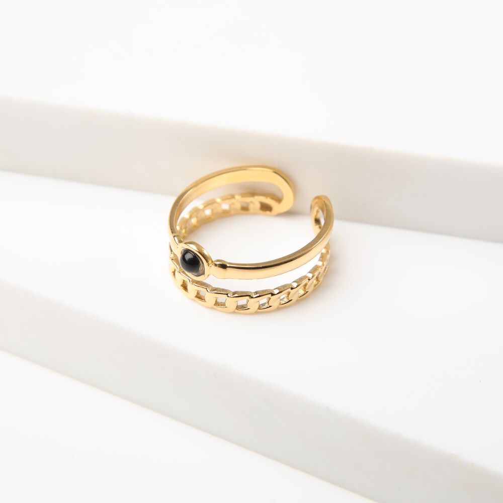 Anillo 19v69 Dorado Mujer Str132 image number 2.0