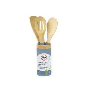 Set De Utensilios De Cocina Ilko Blue / 4 Piezas