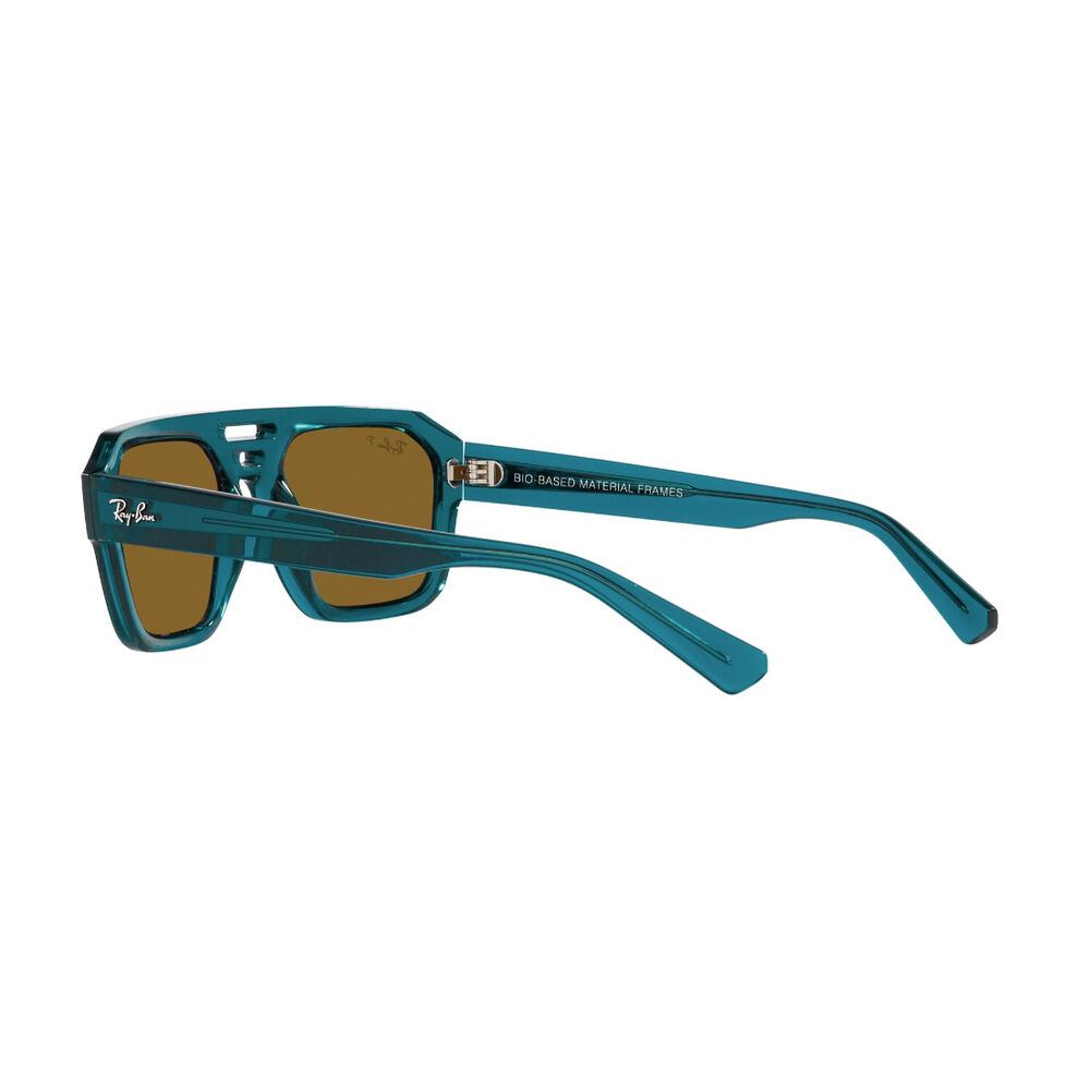 Lentes De Sol Corrigan Transparent Light Blue Polarizados Bio-based Sustentable Ray-ban image number 4.0