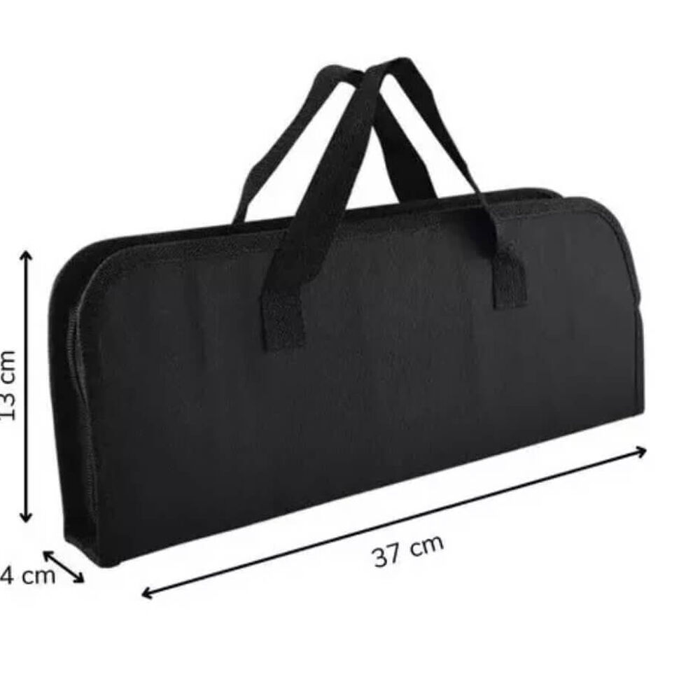 Set 5 Utensilios Profesional Acero Inox Para Asado + Estuche image number 6.0