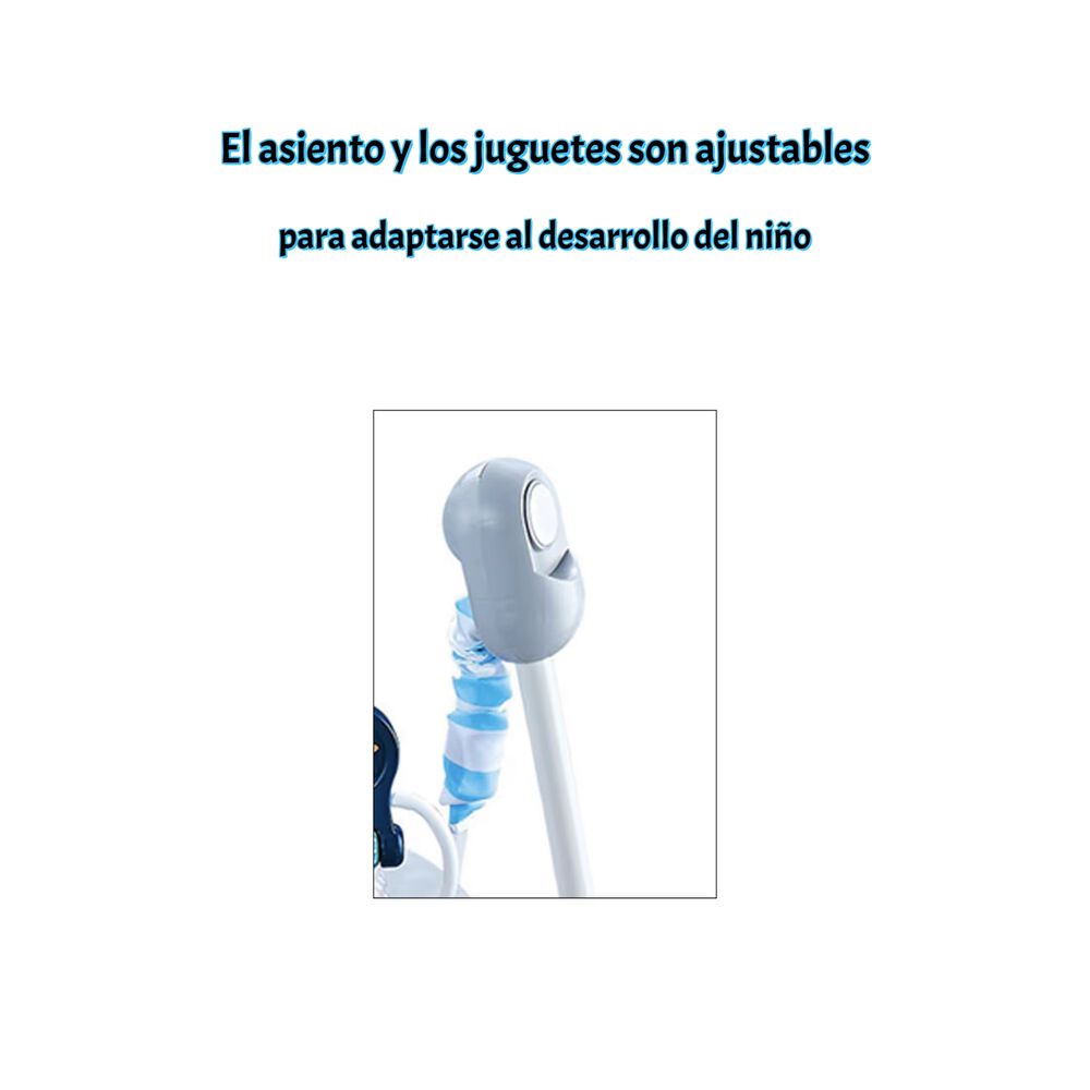 Saltar&iacute;n Centro De Actividad Musical Smile Azul Lubabycas image number 12.0