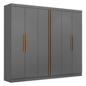 Cl&oacute;set Di Poretti Design Closet Titanium / 6 Puertas / 4 Cajones