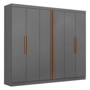 Clóset Di Poretti Design Closet Titanium / 6 Puertas / 4 Cajones