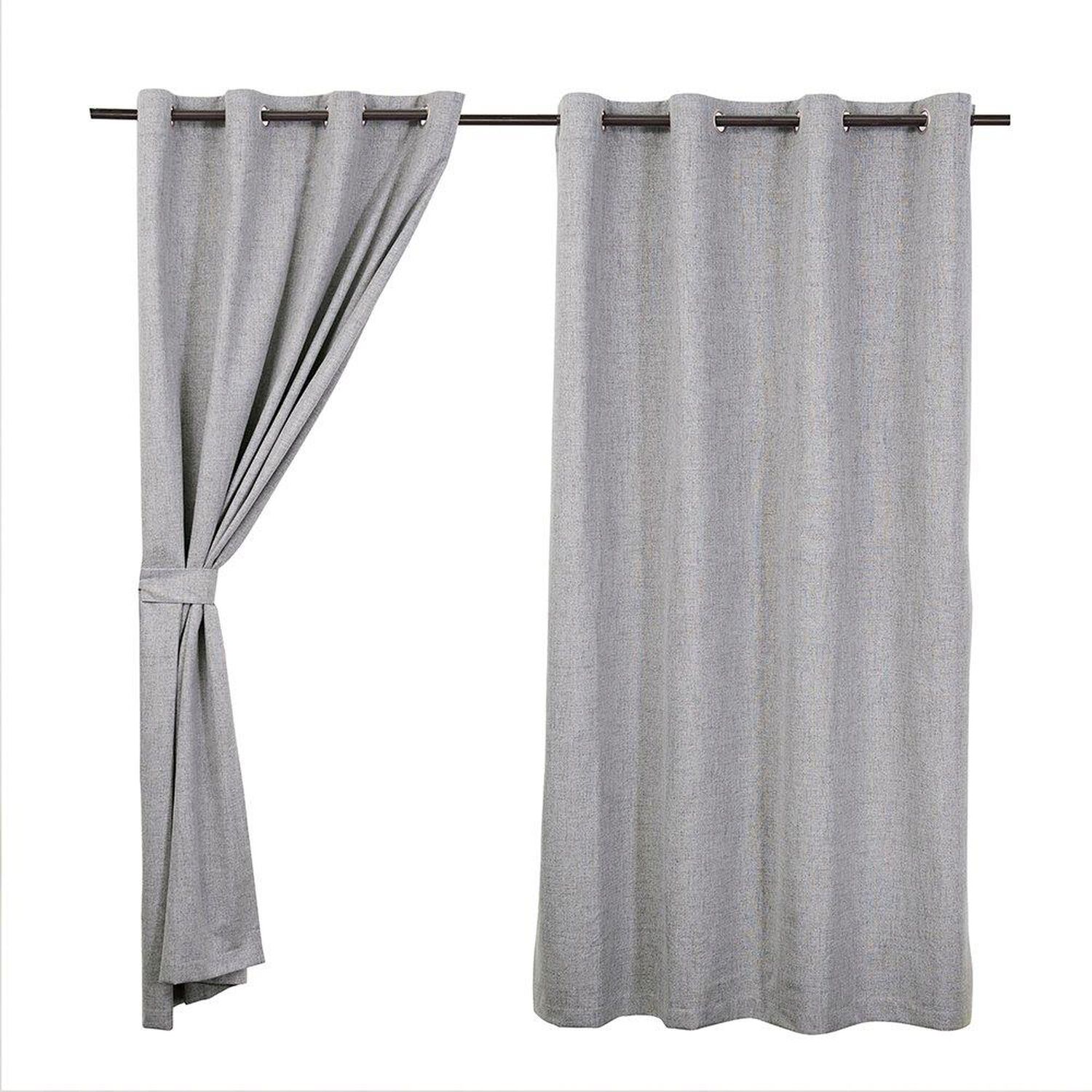 Set Cort. Blackout Arg 140x220 Cms Gris Oscuro image number 0.0