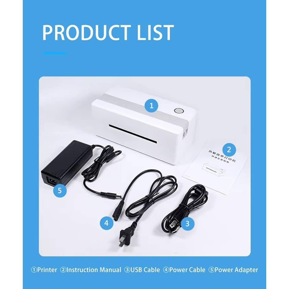 Impresora T&eacute;rmica De Etiquetas Bluetooth Tipo Phomemo 4x6 image number 6.0