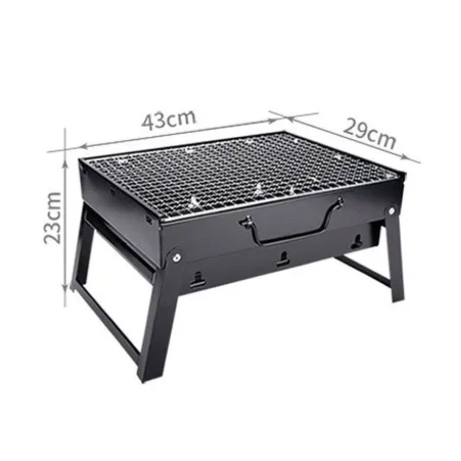 Parrillero Para Carb&oacute;n Port&aacute;til Plegable Asados Grill Bbq image number 2.0
