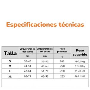 Arn&eacute;s Para Perro Ajustable Con Correa Reflectantes Mimi S