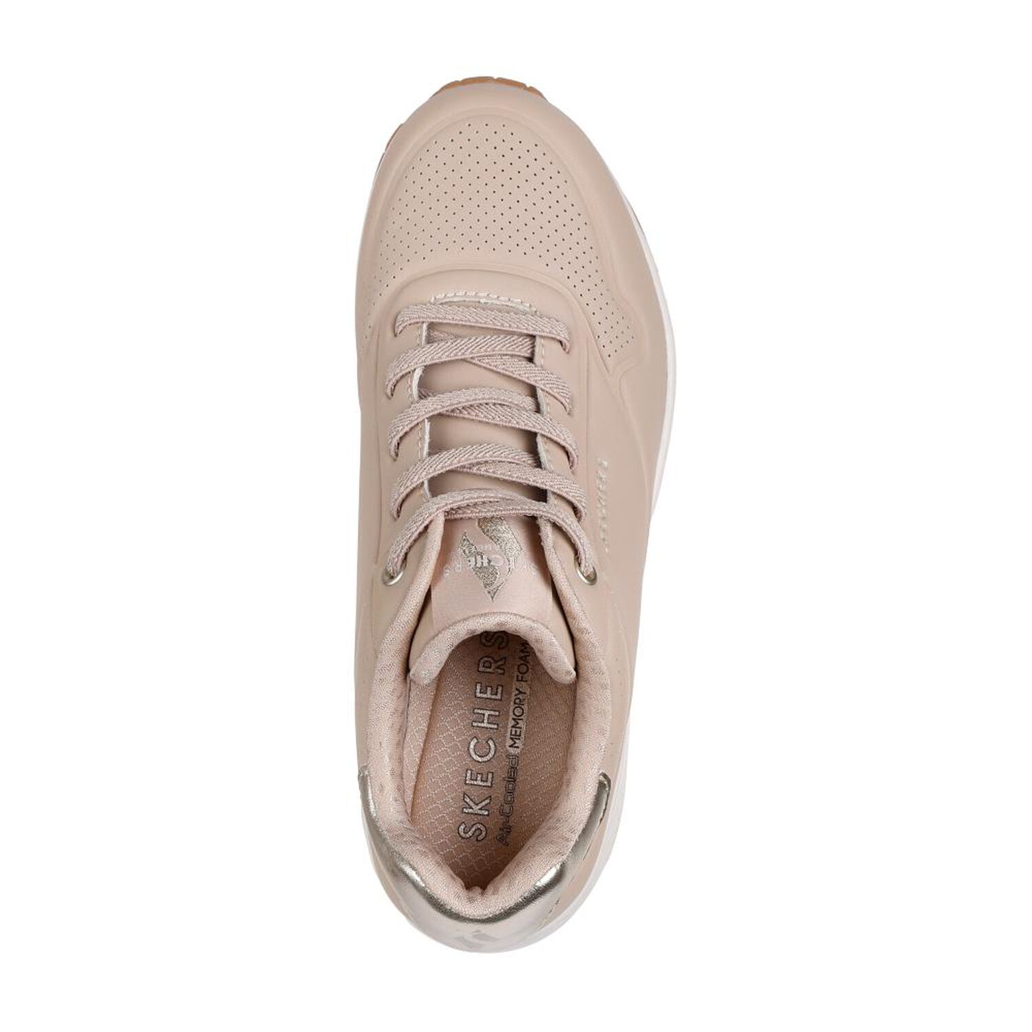 Zapatilla Urbana Mujer Skechers Uno - Shimmer Away Nude image number 1.0