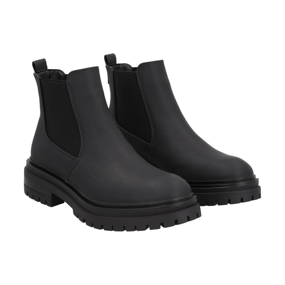 Botin Casual Mujer Negro Plataforma Urban Police image number 4.0
