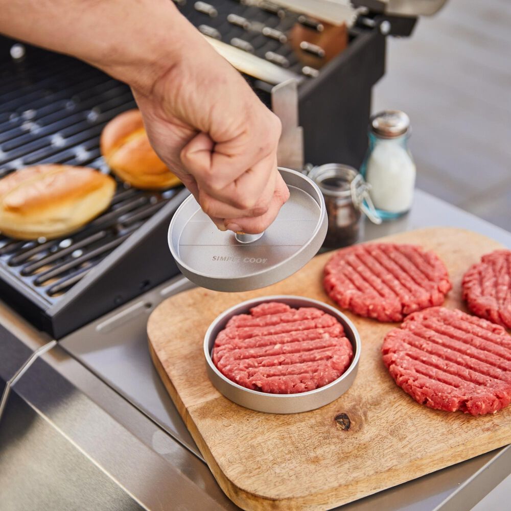 Molde Prensador De Hamburguesas Simple Cook Smokky image number 4.0