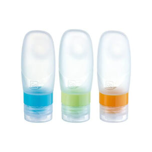 Set 3 Botellitas Para Cabina Silicona 60 Ml