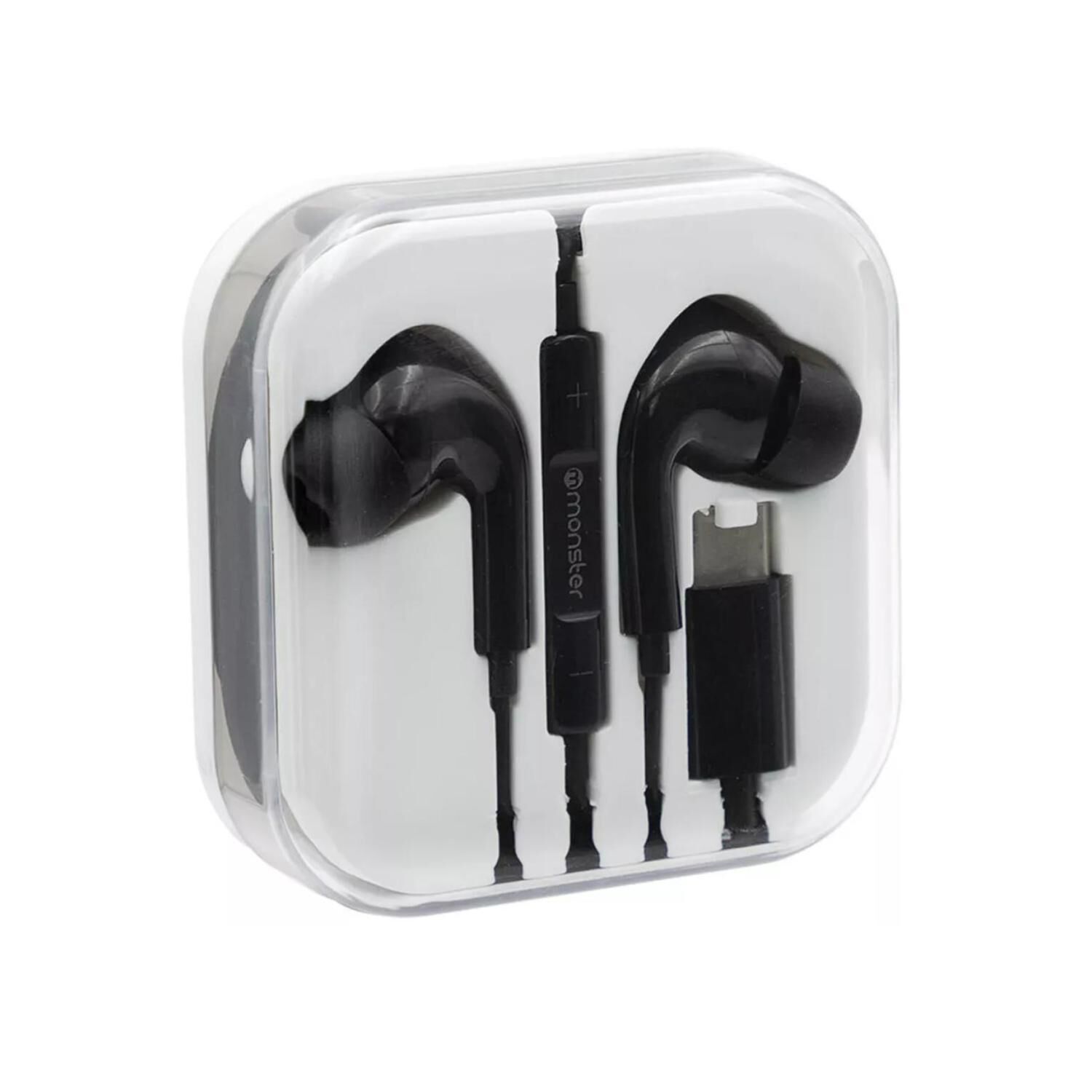 Audifonos Alambricos Manos Libres Usb C 120cm Negro Earpods image number 0.0