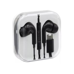 Audifonos Alambricos Manos Libres Usb C 120cm Negro Earpods