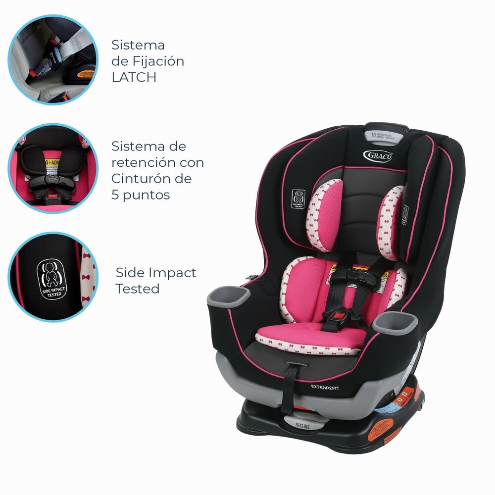 Silla De Auto Bebe Convertible Extend2fit Kenzie image number 2.0