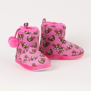 Pantufla Bota Ni&ntilde;a Paw Patrol Rosado