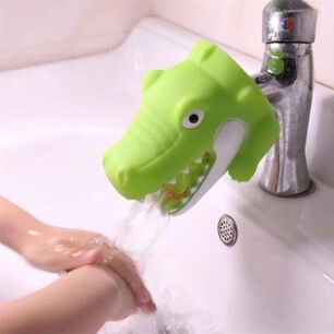 Extensor Para Llave Lavamanos Ba&ntilde;o Ni&ntilde;os Silicona Cocodrilo