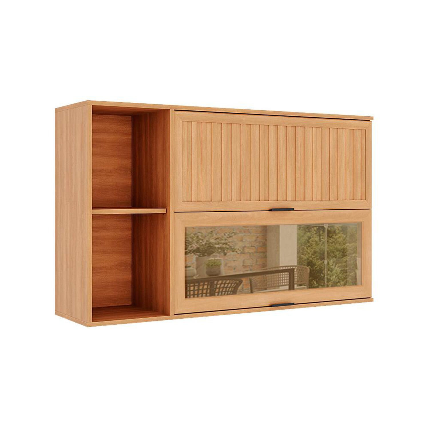 Mueble De Cocina Roca A&eacute;reo Casta&ntilde;a Modular / 2 Puertas image number 2.0