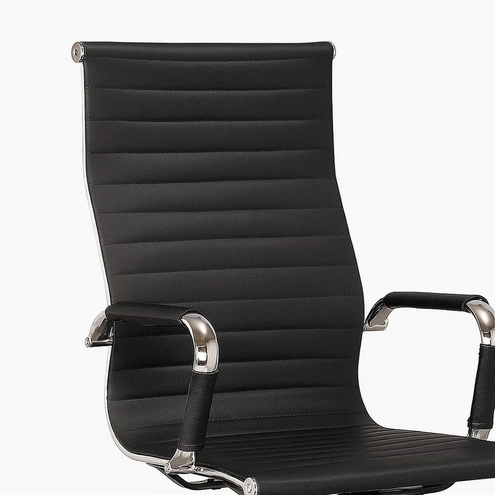 Silla Ejecutiva Luxor Cuero Sint&eacute;tico - Negro image number 12.0