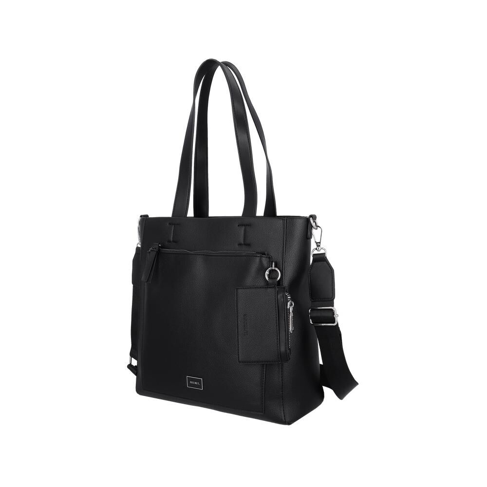 Cartera Tote Secret Nara St6 M Negro image number 1.0