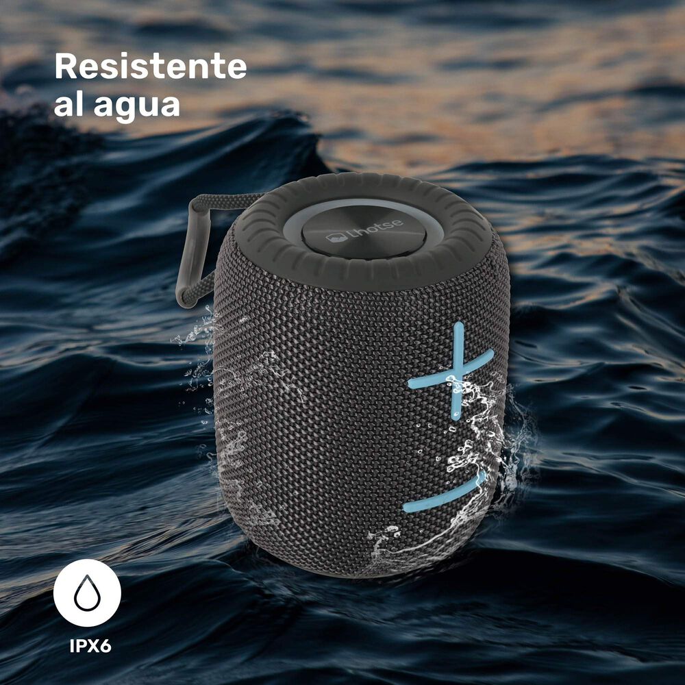 Parlante Port&aacute;til Inal&aacute;mbrico Bluetooth Tripgo+ Grey image number 3.0