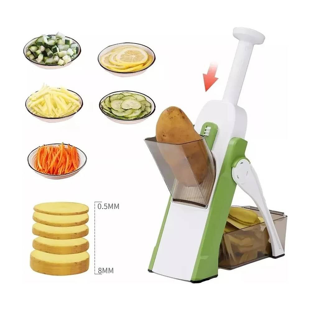 Picador De Papas Frutas Verduras Multifuncional Mandolina image number 2.0