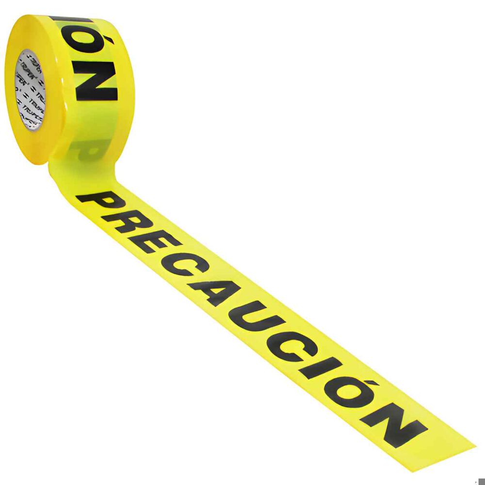 Cinta Plástica Amarilla Precaución 305mts - Truper image number 0.0