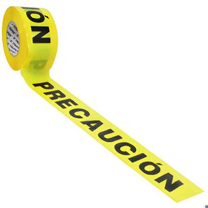 Cinta Plástica Amarilla Precaución 305mts - Truper