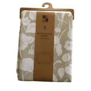 Mantel Antimanchas Natural 160x220 Cm