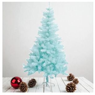 &Aacute;rbol Navide&ntilde;o Celeste Altura De 2.10cm Artificial