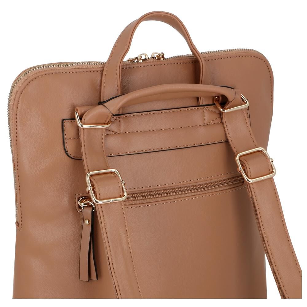 Mochila Notebook Secret Polonia Sc6 Café 15" image number 4.0