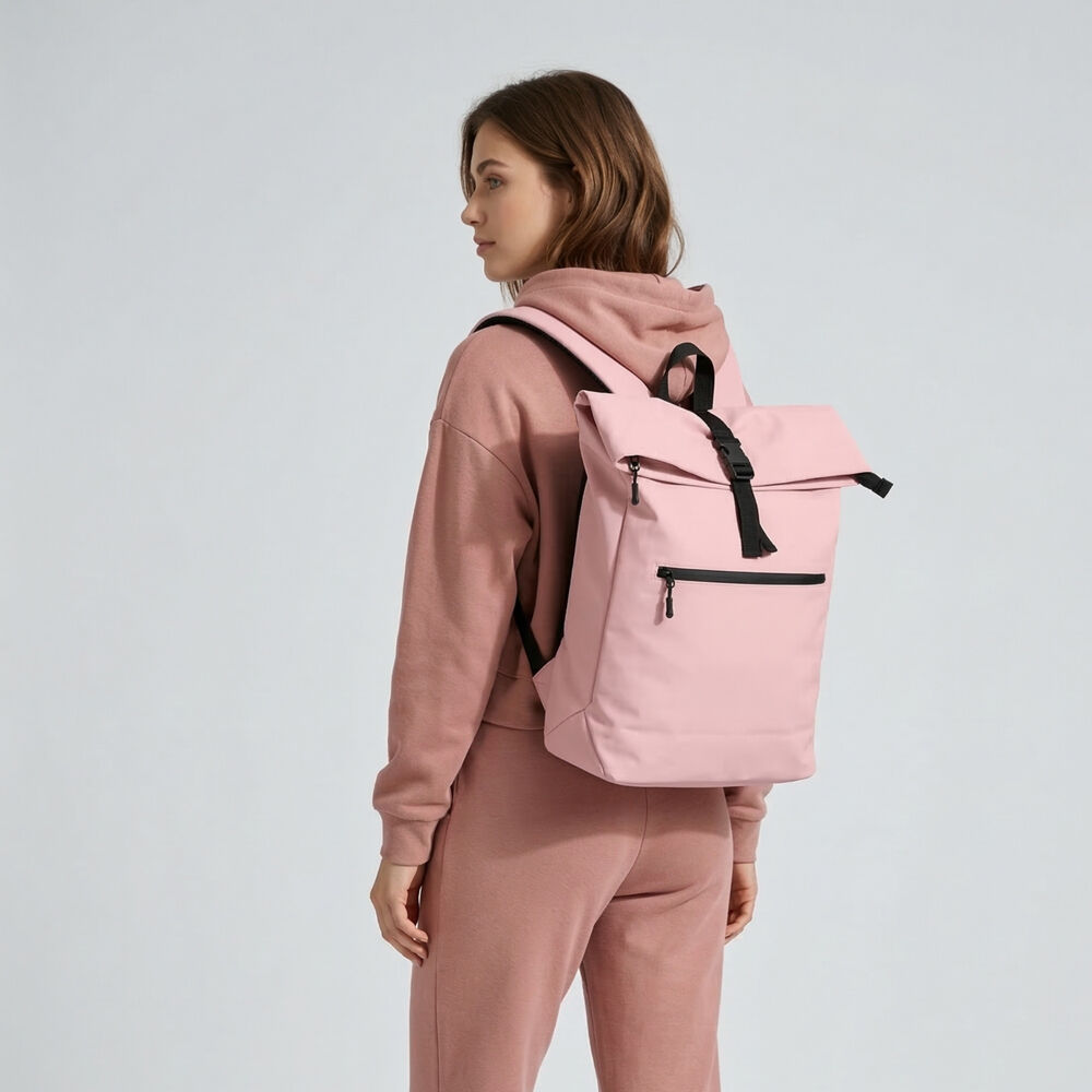 Mochila Urbana Roll Top Impermeable Porta Laptop Zeus image number 2.0