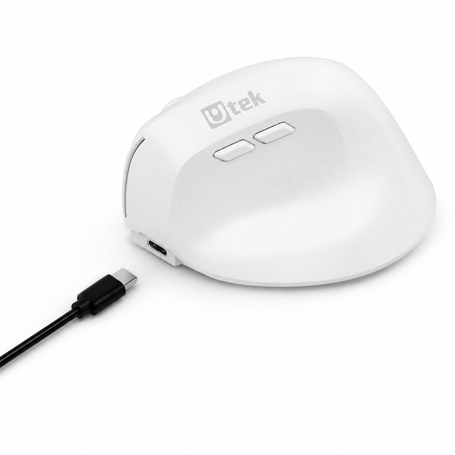 Mouse Vertical Ergon&oacute;mico Dual Wireless Recargable Blanco image number 3.0