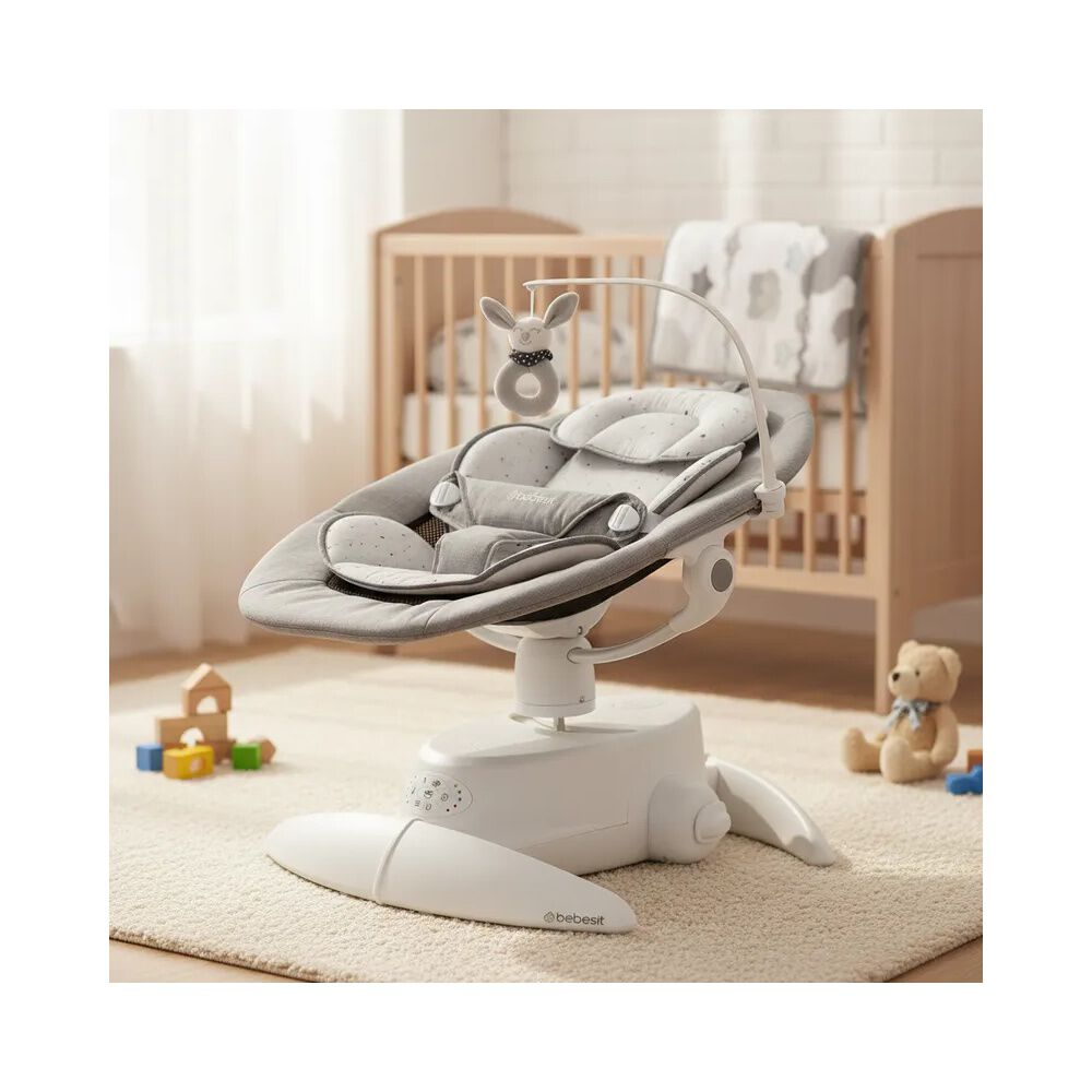 Silla Nido Bouncer 3d Swing Rocker Gris image number 1.0