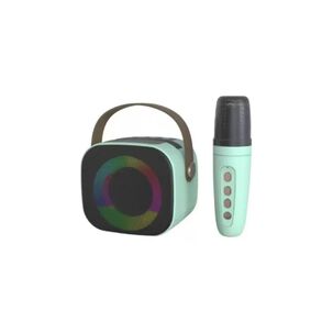 Mini Altavoz Karaoke Bd108 Bluetooth Luces Led Port&aacute;til