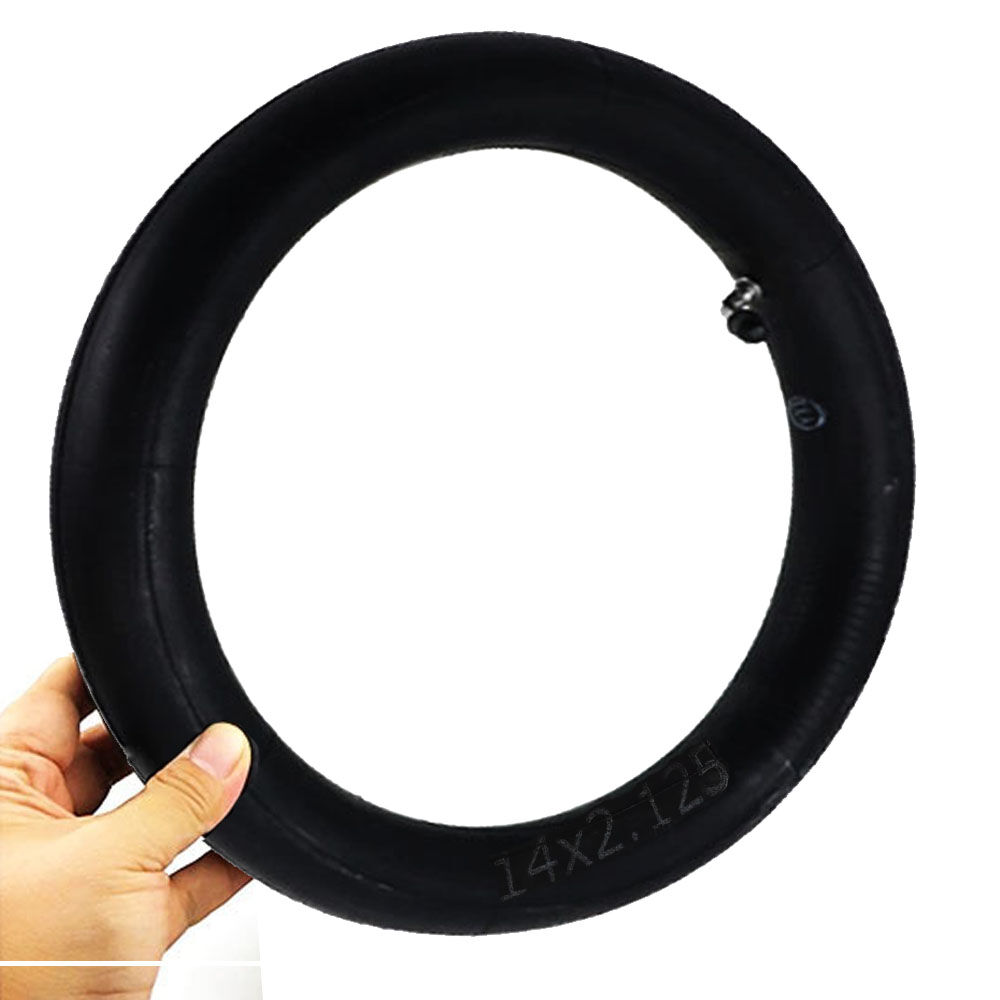 Cámara Aro 14″ X 2.125 Válvula Curva 45° Bicicleta Eléctrica image number 5.0