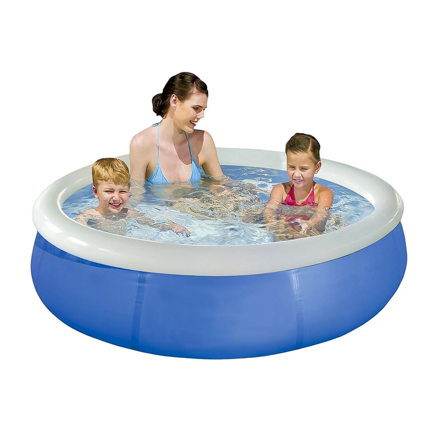 Piscina Bestway Redonda F&aacute;cil Armado 168x51cm Azul image number 1.0