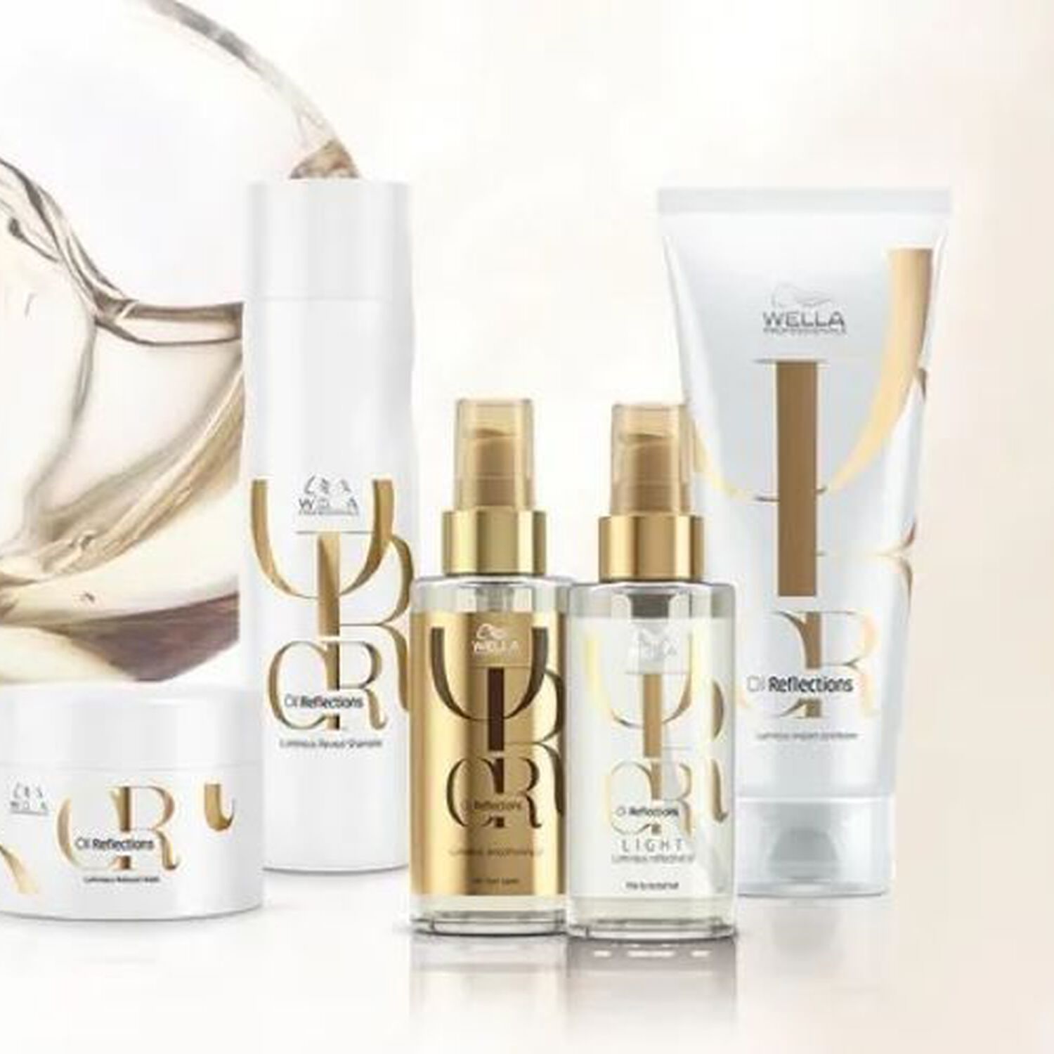 Aceite Oil Reflections Light 100ml Tratamiento Brillo De Wella image number 2.0