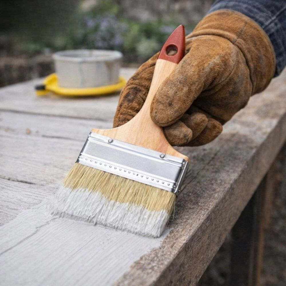 Set 3 Brocha Mango Madera 5 Pulgadas Para Pintura Pintar image number 2.0