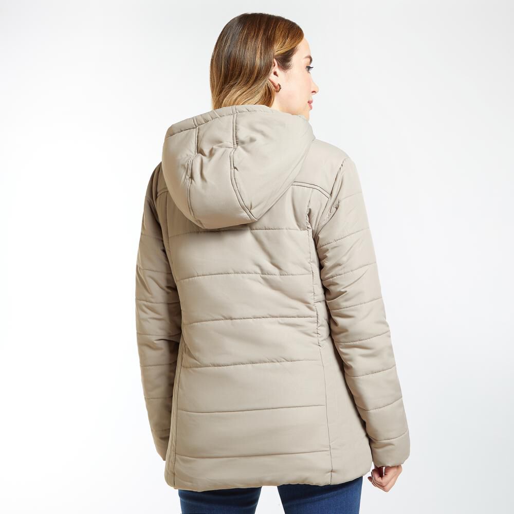 Parka Montgomery Regular Cuello Alto Con Capucha Mujer Geeps image number 3.0