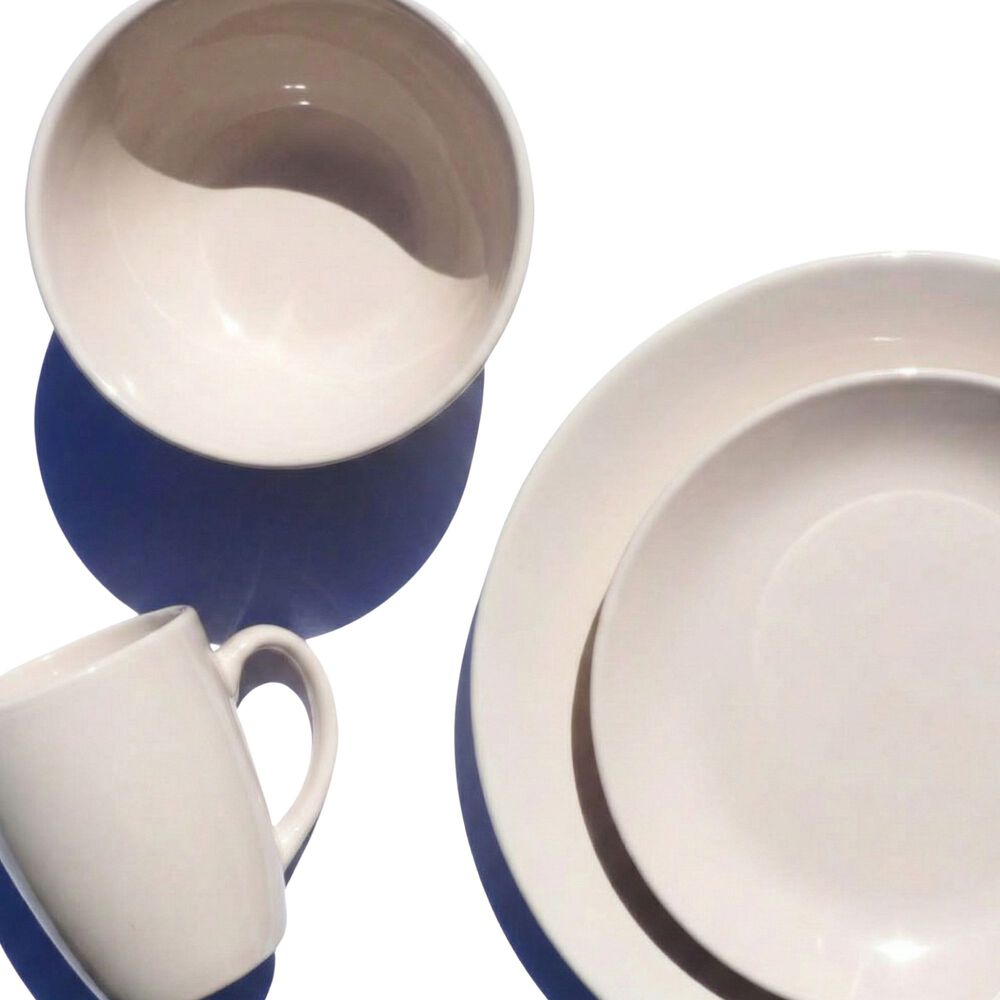 Juego De Loza 16 Piezas Vajilla Cer&aacute;mica July Crema Pink image number 0.0