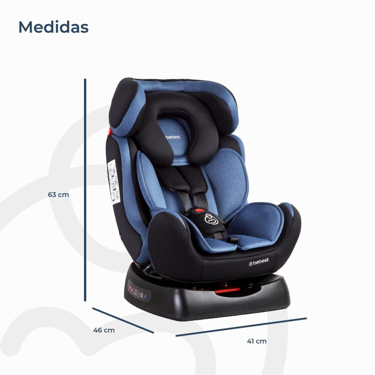 Silla De Auto Bebesit Orbit Lx Azul image number 5.0
