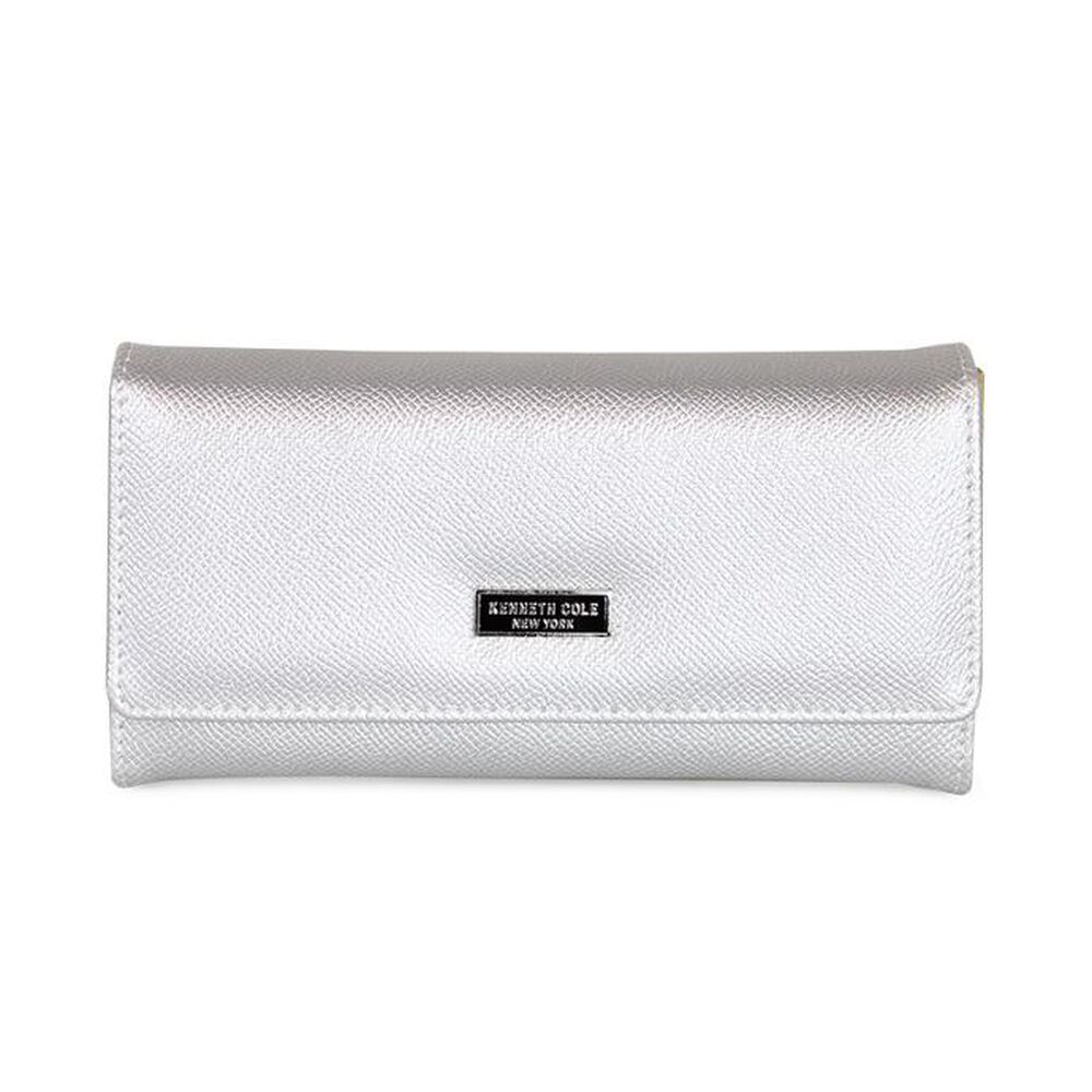 Billetera Mujer Flap-bessie Gris Kenneth Cole image number 0.0