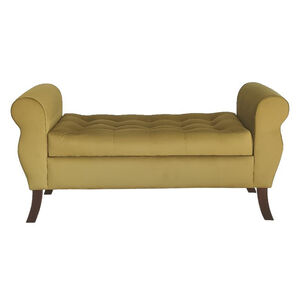 Banqueta Baul Diva Color Verde Musgo