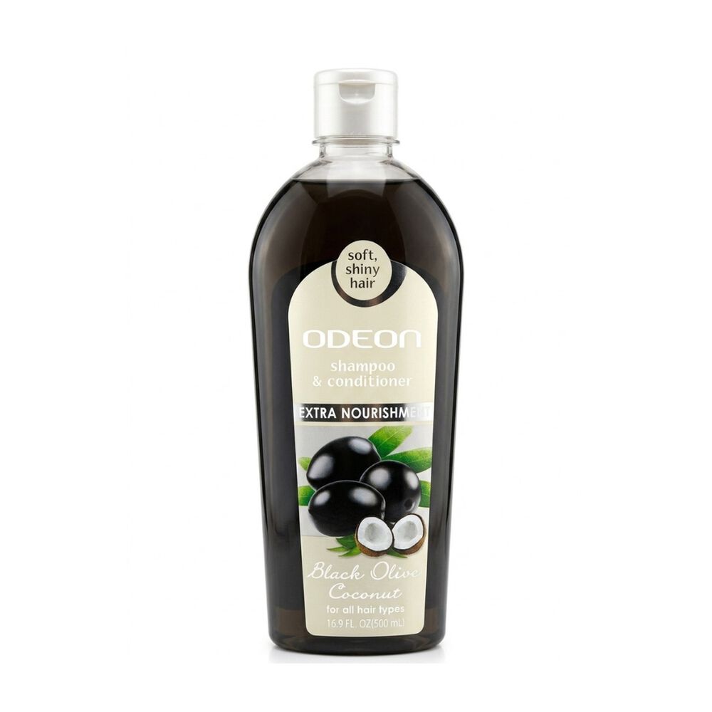 Odeon Shampoo Y Acondicionador Oliva Negro Coco 500ml image number 2.0
