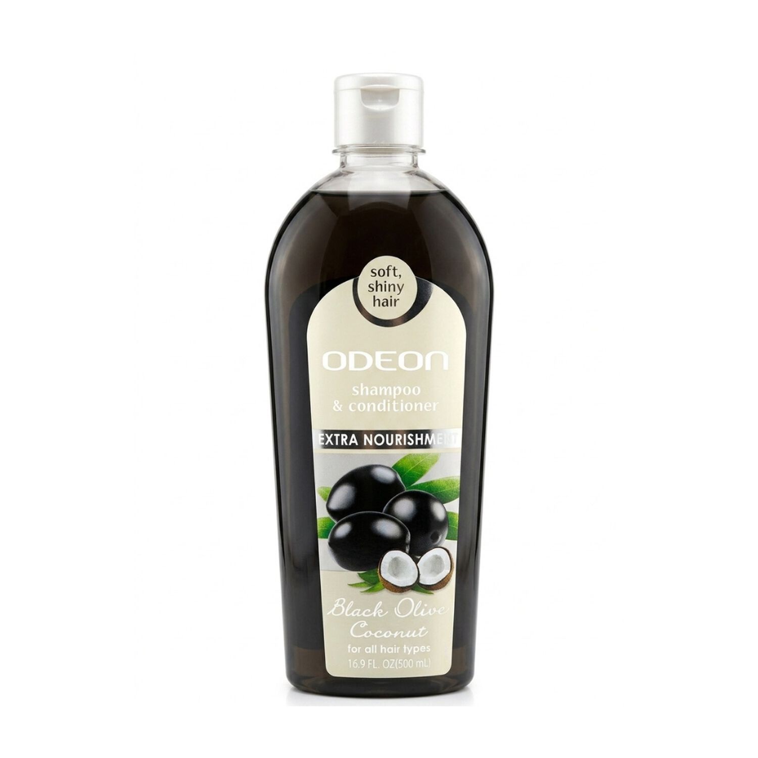 Odeon Shampoo Y Acondicionador Oliva Negro Coco 500ml image number 0.0