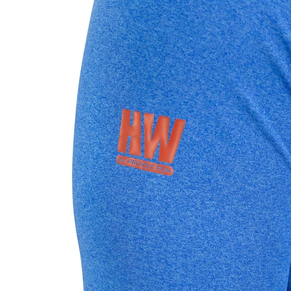 Polera Dry Fit Hw Spx C/ Gorro Manga Larga Hombre Blue image number 6.0