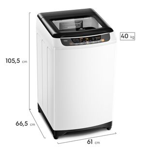 Lavadora Autom&aacute;tica 18kg Disoluci&oacute;n M&aacute;xima 18 Bzg Blanca