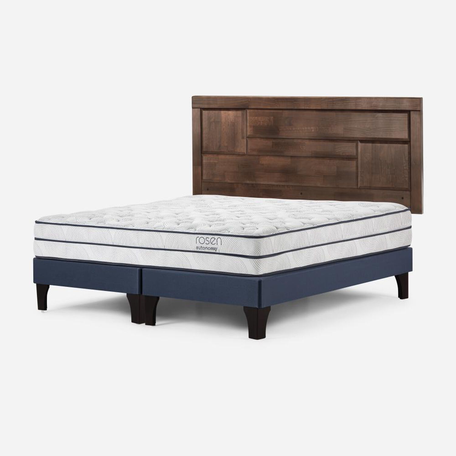 Cama Europea Rosen Autonomy Sky / King / Base Dividida + Respaldo Dolce image number 2.0